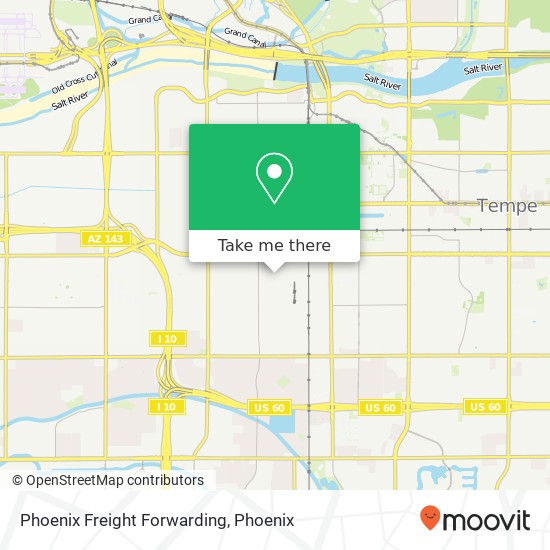 Phoenix Freight Forwarding map