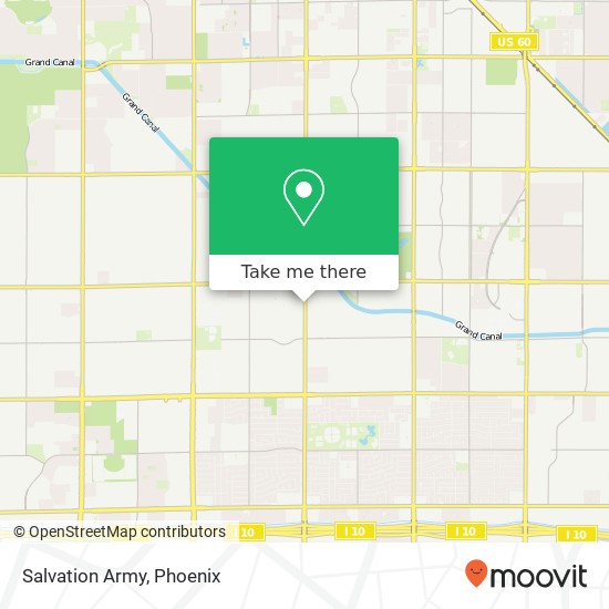 Salvation Army map