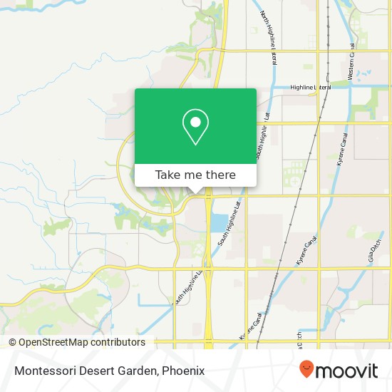 Montessori Desert Garden map