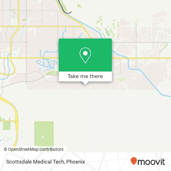Scottsdale Medical Tech map
