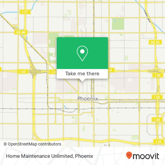 Mapa de Home Maintenance Unlimited