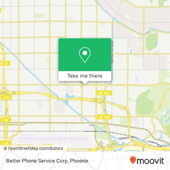 Better Phone Service Corp map