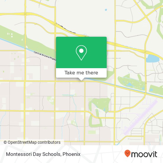 Mapa de Montessori Day Schools