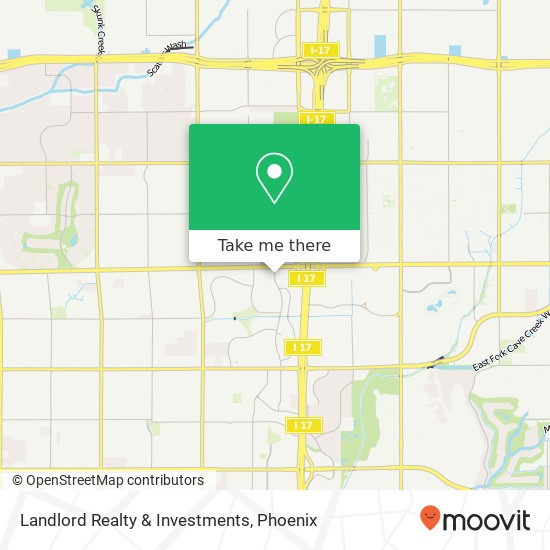 Landlord Realty & Investments map