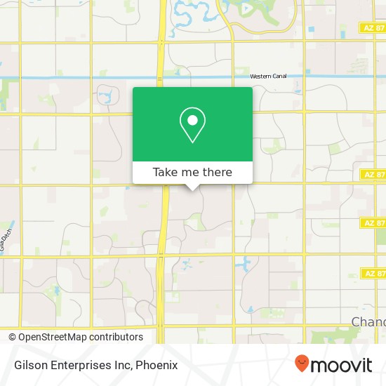 Gilson Enterprises Inc map