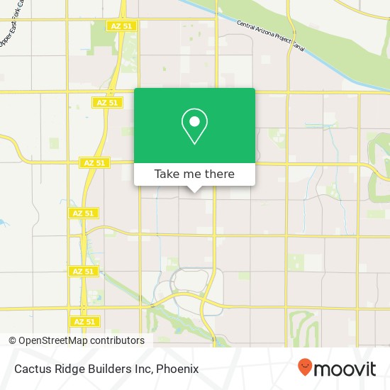 Cactus Ridge Builders Inc map