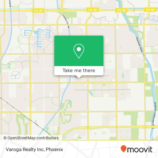 Varoga Realty Inc map