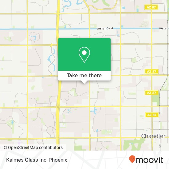 Kalmes Glass Inc map