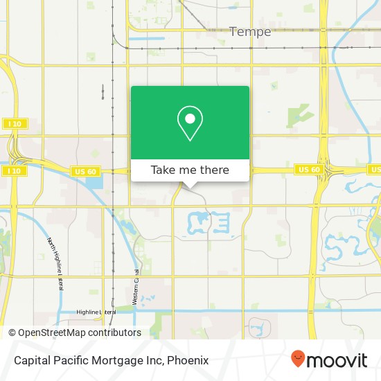 Capital Pacific Mortgage Inc map