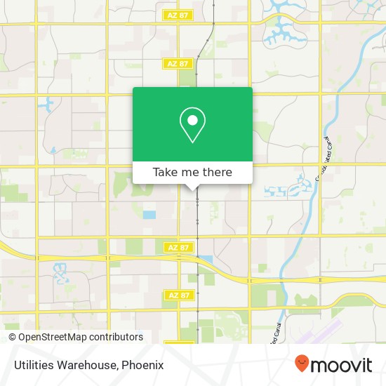 Utilities Warehouse map