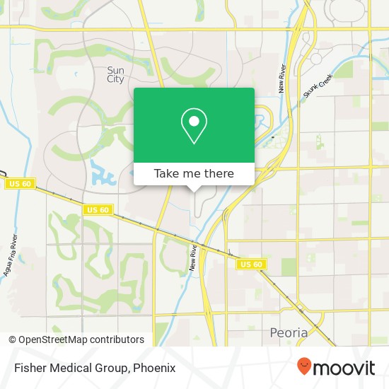 Mapa de Fisher Medical Group