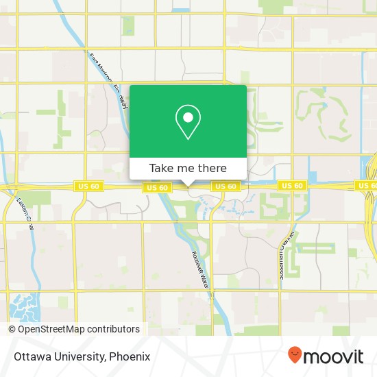 Mapa de Ottawa University