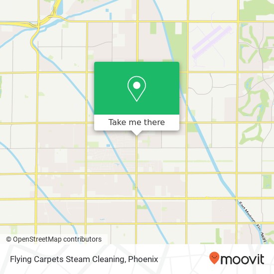 Mapa de Flying Carpets Steam Cleaning