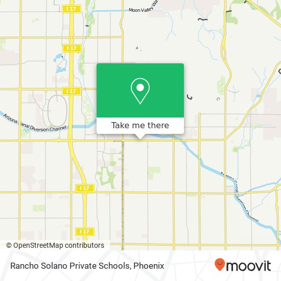 Rancho Solano Private Schools map