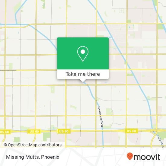 Mapa de Missing Mutts