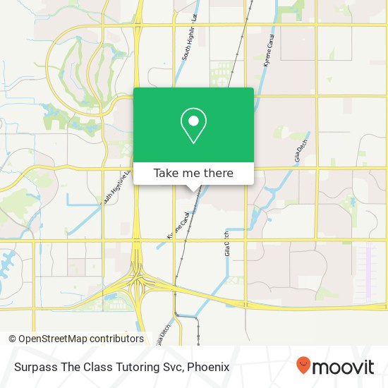 Surpass The Class Tutoring Svc map