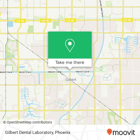 Gilbert Dental Laboratory map