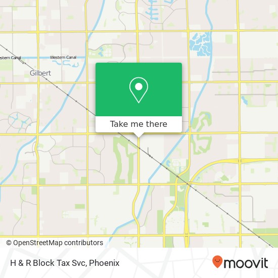 H & R Block Tax Svc map