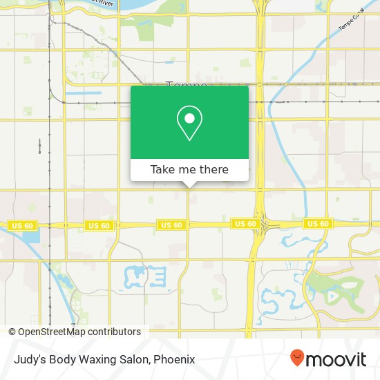 Judy's Body Waxing Salon map