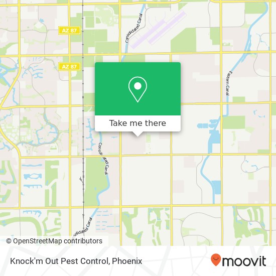 Knock'm Out Pest Control map