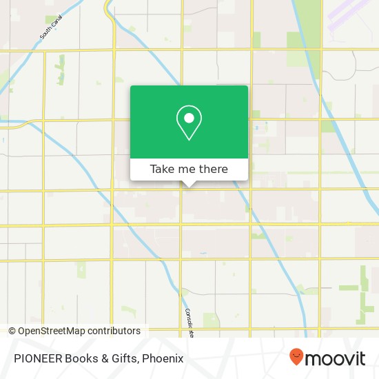 PIONEER Books & Gifts map