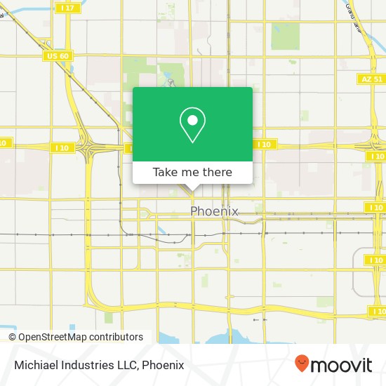 Mapa de Michiael Industries LLC