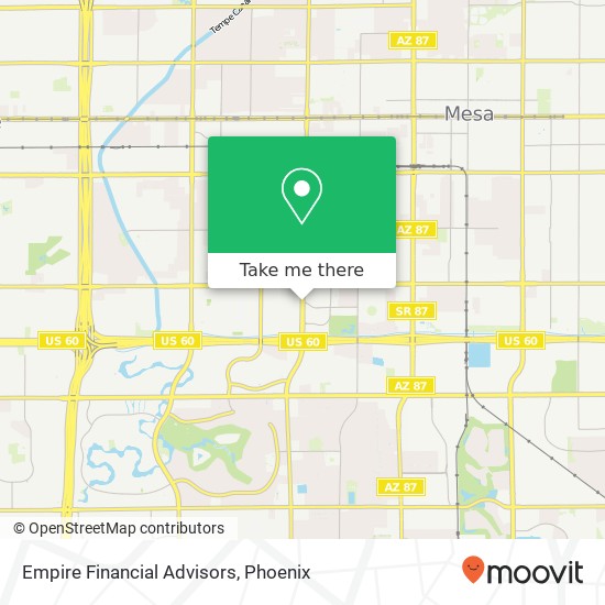 Mapa de Empire Financial Advisors