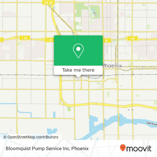 Bloomquist Pump Service Inc map