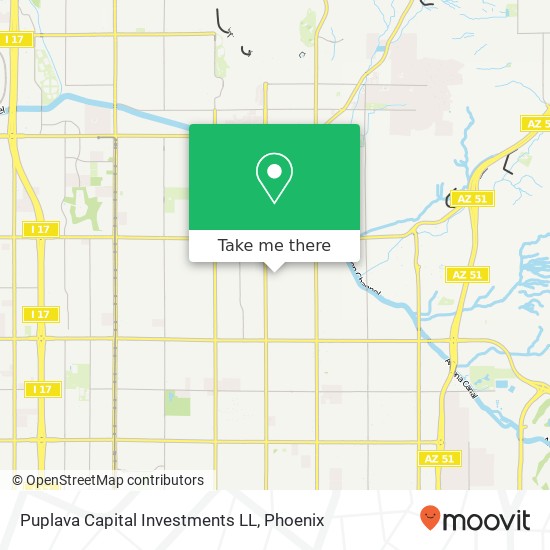 Puplava Capital Investments LL map