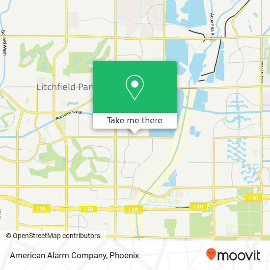 American Alarm Company map