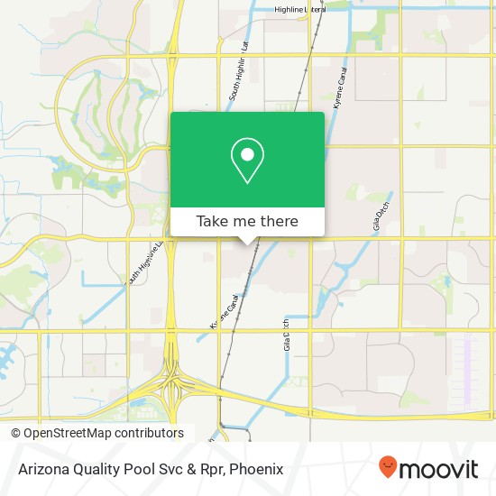 Arizona Quality Pool Svc & Rpr map
