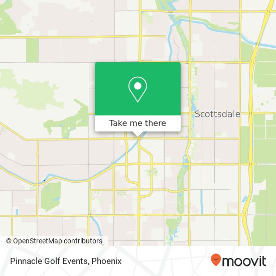 Pinnacle Golf Events map