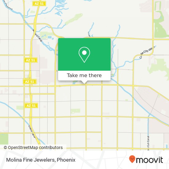 Molina Fine Jewelers map