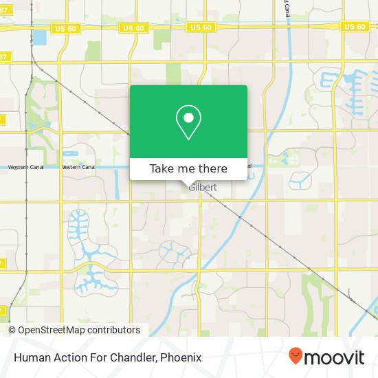 Mapa de Human Action For Chandler