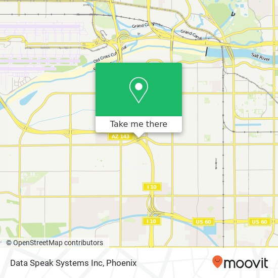 Mapa de Data Speak Systems Inc