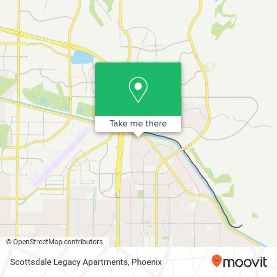 Scottsdale Legacy Apartments map