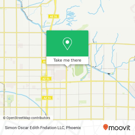 Simon Oscar Edith Fndation LLC map