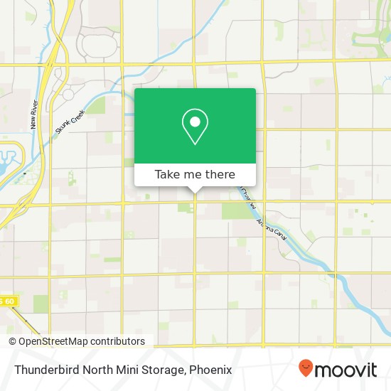 Thunderbird North Mini Storage map