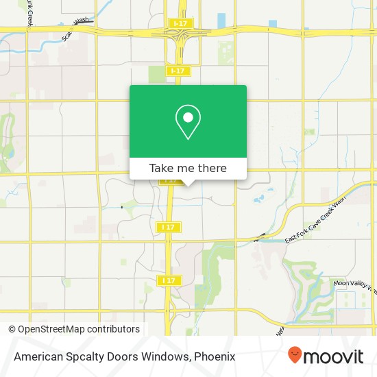 Mapa de American Spcalty Doors Windows