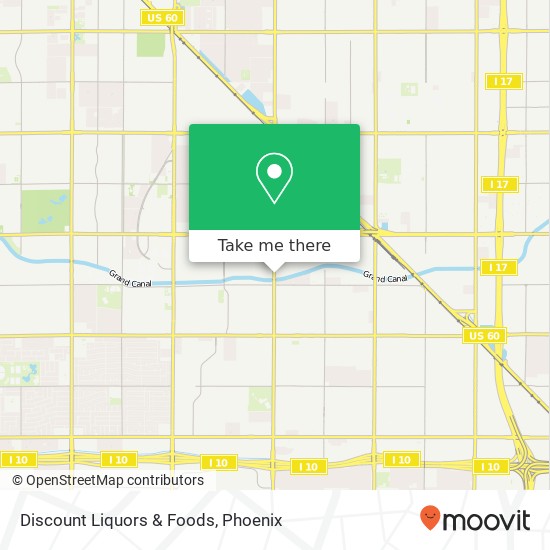 Discount Liquors & Foods map