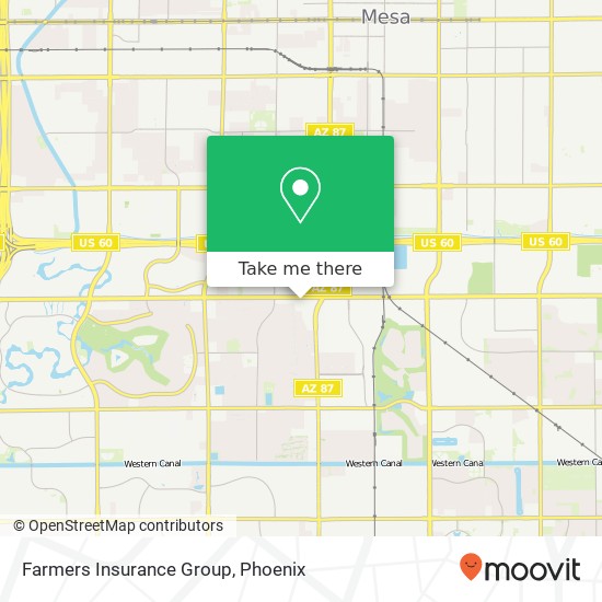 Mapa de Farmers Insurance Group