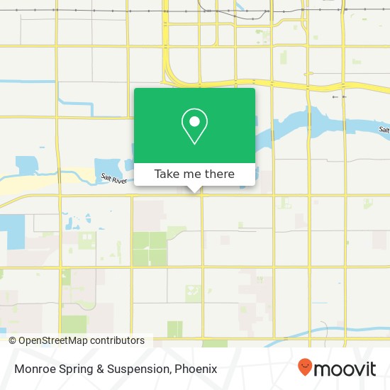 Monroe Spring & Suspension map