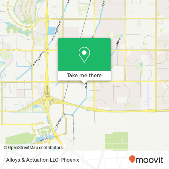 Mapa de Alloys & Actuation LLC