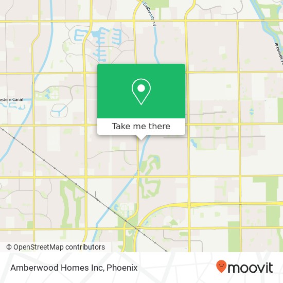 Mapa de Amberwood Homes Inc