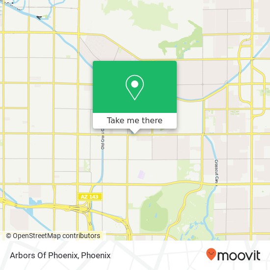 Arbors Of Phoenix map