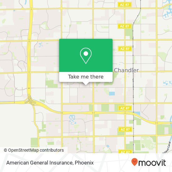 Mapa de American General Insurance