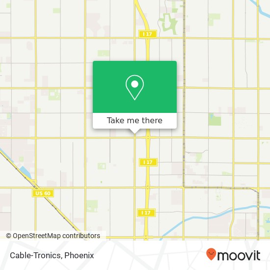 Cable-Tronics map