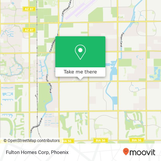 Fulton Homes Corp map