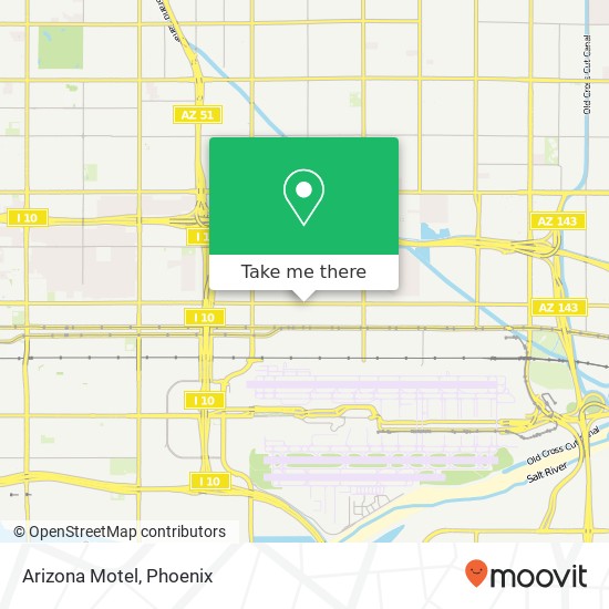 Arizona Motel map