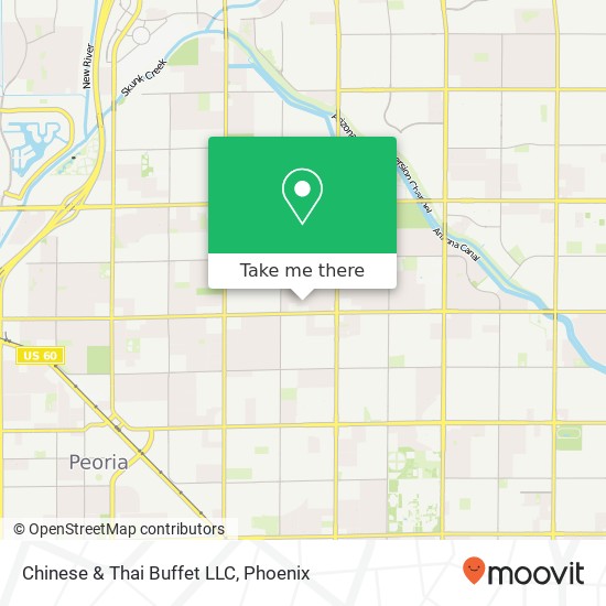 Mapa de Chinese & Thai Buffet LLC